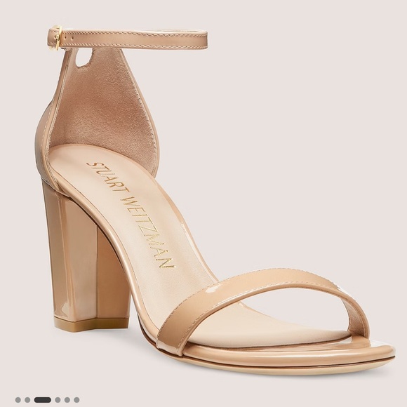 STUART WEITZMAN | NUDISTCURVE 75 BLOCK SANDAL -  BNWT - Picture 1 of 16